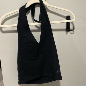 Hollister halter top. Black size medium.